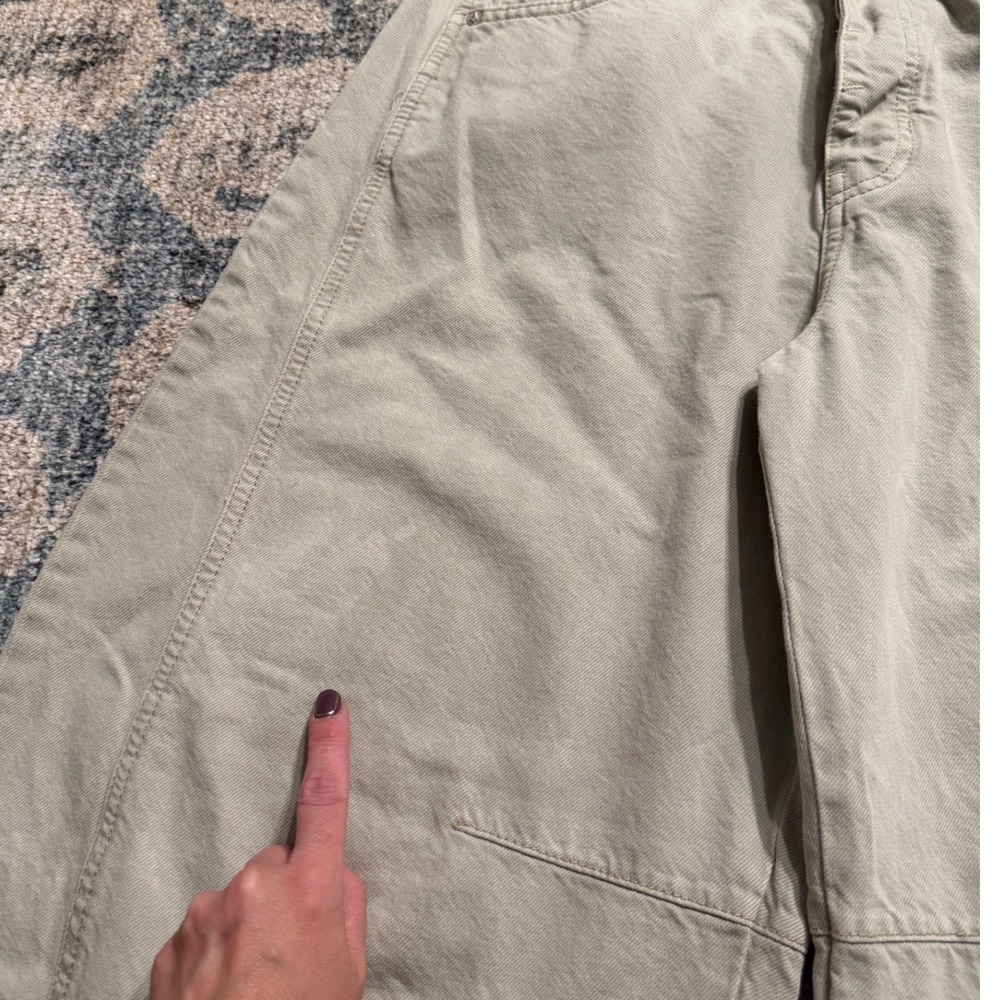 Free People Good Luck Mid-Rise Barrel Jeans 30 Excellent Condition with Flaw - Picture 5 of 5